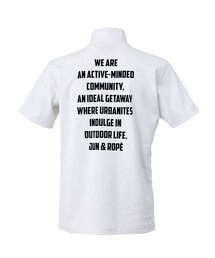 JUN&ROPE'（ジュンアンドロペ）の「【UV】バックプリントハーフジップシャツ（Tシャツ/カットソー）」