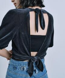 velvet ribbon pullover