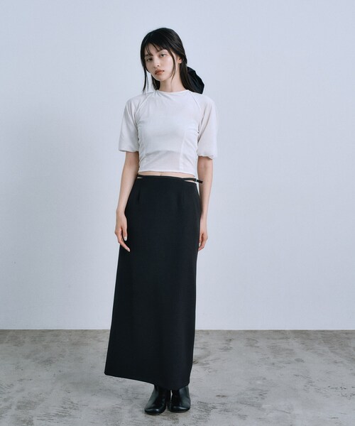 CODE A（コードエー）の「velvet ribbon pullover（シャツ/ブラウス・レディース・グレー/オフホワイト・00）」の10枚目の写真