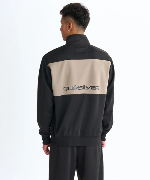 BLK シルバー ジップアップ ウォームアップウェア セール】QS WARM UP ZIP/クイックシルバージップアップスウェット