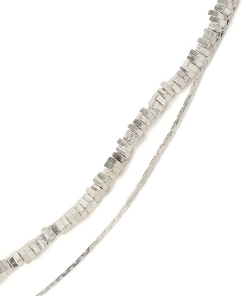 SHIPS any(シップス エニィ)の「SHIPS any: 2連 チェーン ネックレス(ネックレス・レディース・シルバー・ONE SIZE)」の2枚目の写真