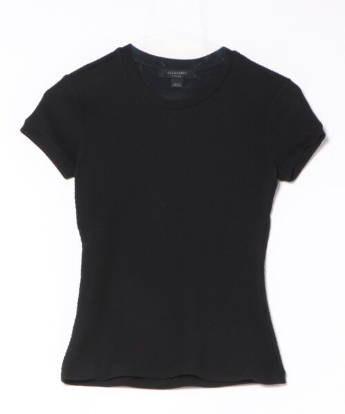 ALLSAINTS（オールセインツ）の「GIA SHORT SLEEVE T-SHIRT | GIA 半袖 Tシャツ（Tシャツ/カットソー・レディース・ブラック・XS）」の7枚目の写真