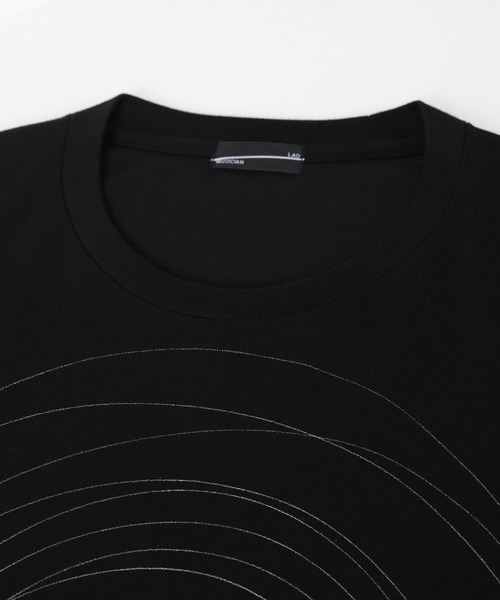 LAD MUSICIAN（ラッドミュージシャン）の「PRINT SUPER BIG T-SHIRT（Tシャツ/カットソー・メンズ・ブラック・FREE）」の3枚目の写真