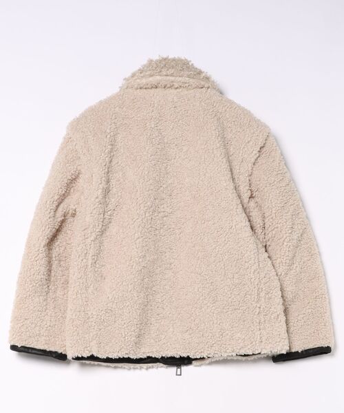 Desigual(デシグアル)の「Sherpa fleece trim jacket / シェルパフリーストリムジャケット(ステンカラーコート・レディース・ブラウン・S/M/L/XL/XS)」の3枚目の写真
