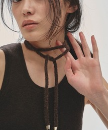 TODAYFUL(gDfCt)Knit Ribbon Choker(`[J[)