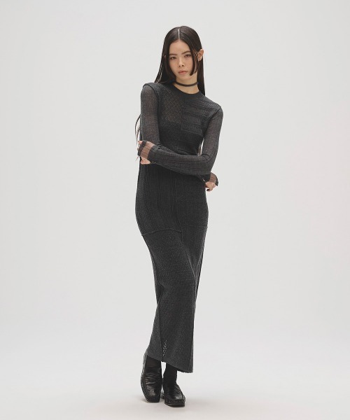 TODAYFUL（トゥデイフル）の「Knit Ribbon Choker（チョーカー・レディース・チョコ/グレー/キナリ・FREE）」の10枚目の写真