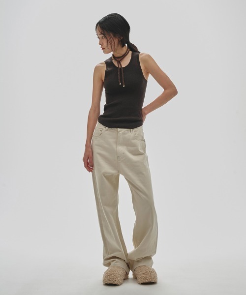 TODAYFUL（トゥデイフル）の「Knit Ribbon Choker（チョーカー・レディース・チョコ/グレー/キナリ・FREE）」の12枚目の写真