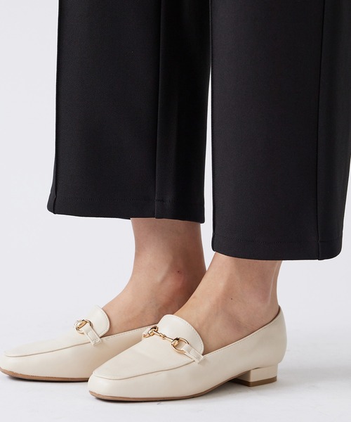 BELLUNA PLUS(ベルーナ)の「裏起毛ジョーゼット素材ワイドパンツ62(その他パンツ・レディース・ブラック/カーキ/グレイッシュベージュ/テラコッタ・X-LARGE/LARGE/MEDIUM/SMALL)」の11枚目の写真