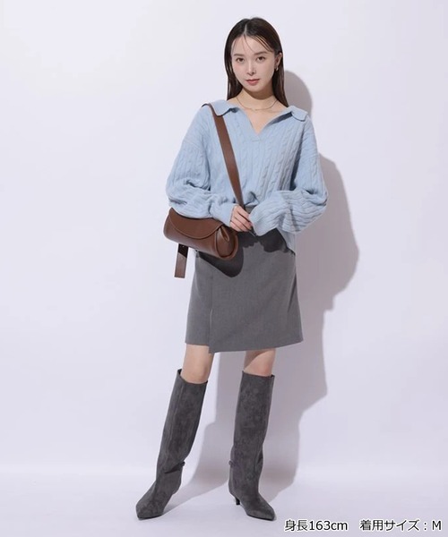 スカート my. ベルト付きミニスカート（スカート）｜Mystrada（マイストラーダ）の