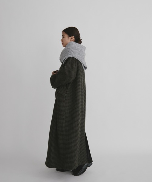 duei(デュイ)の「チェックロングコート(その他アウター・レディース・ブラック・FREE)」の11枚目の写真