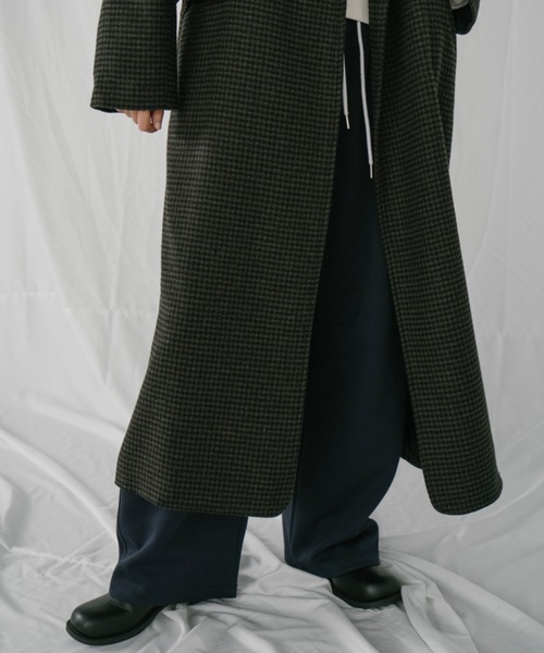 duei(デュイ)の「チェックロングコート(その他アウター・レディース・ブラック・FREE)」の16枚目の写真