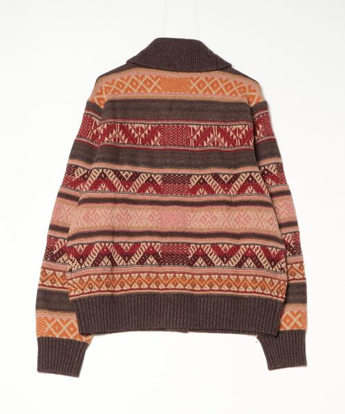 セール】ウールブレンド ショールカラー カーディガン（カーディガン