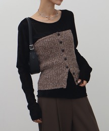 ニットビスチェ」に該当するブラウン/茶色系のファッション通販 - ZOZOTOWN