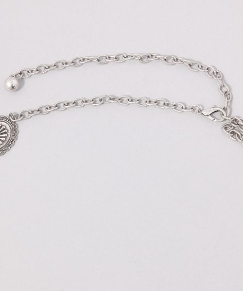 JEANASIS（ジーナシス）の「モチーフチェーンベルト/592419（ベルト・レディース・シルバー系その他/シルバー・FREE）」の4枚目の写真