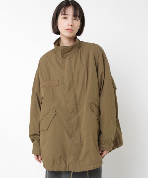 RNA-N（アールエヌエーエヌ）の「C0787 M-65ファーライナーモッズコート（モッズコート・レディース・ベージュ/カーキ/ボルドー・FREE）」の7枚目の写真