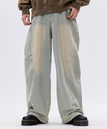 JOHN'S CLOSET（ジョンズクローゼット）の「【13】スタッズデザイン カーブデニム（デニムパンツ）」