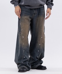 JOHN'S CLOSET（ジョンズクローゼット）の「【13】スタッズデザイン カーブデニム（デニムパンツ）」