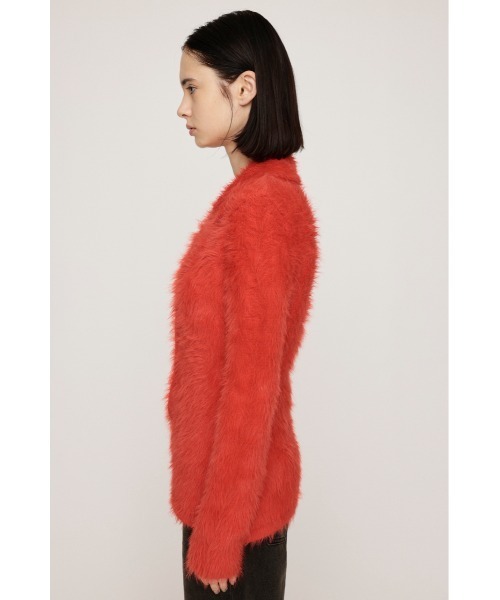 SLY（スライ）の「WAIST SHAPE KNIT TOPS ウエストシェイプ ニット カーディガントップス カーディガン 秋服 冬服（カーディガン/ボレロ・レディース・アイボリー/グレー/オレンジ・FREE）」の10枚目の写真