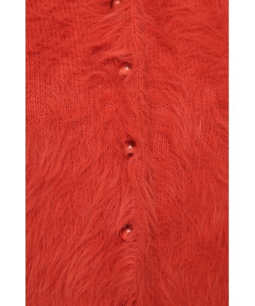 SLY（スライ）の「WAIST SHAPE KNIT TOPS ウエストシェイプ ニット カーディガントップス カーディガン 秋服 冬服（カーディガン/ボレロ・レディース・アイボリー/グレー/オレンジ・FREE）」の13枚目の写真