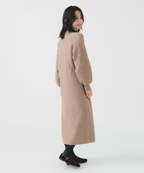 B:MING by BEAMS（ビーミングバイビームス）の「ニット ドローストリング ワンピース (洗濯可)（ワンピース・レディース・グレー/ブラウン系その他/ブラウン系その他4・ONE SIZE）」の8枚目の写真