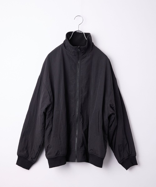 2WAYリバーシブル フリース/ナイロン オーバーサイズブルゾン