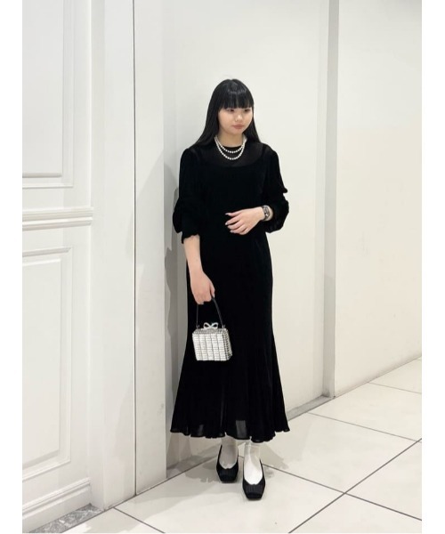 LOULOU WILLOUGHBY(ルルウィルビー)の「【LOULOU WILLOUGHBY】チュールフロッキーマーメイドワンピース(ワンピース・レディース・ブラック/レッド・2/1)」の20枚目の写真