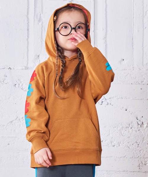 【完売品】【今月限定】激カワ！お得すぎ！ マーキーズ MARKEY'S 21点 セール】ソデプリントパーカー（スウェット）｜MARKEY'S（マーキーズ