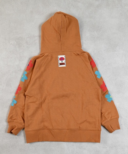 MARKEY'S（マーキーズ）の「ソデプリントパーカー（パーカー・キッズ・キャメル/パープル/ブラック/ターコイズブルー・80/90/95/100/110/120/130/140/150）」の17枚目の写真