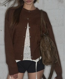A'GEM/9 × .kom 『FANCY CLUB/ファンシークラブ』 SWALE KNIT CARDIGAN/ニットカーディガン