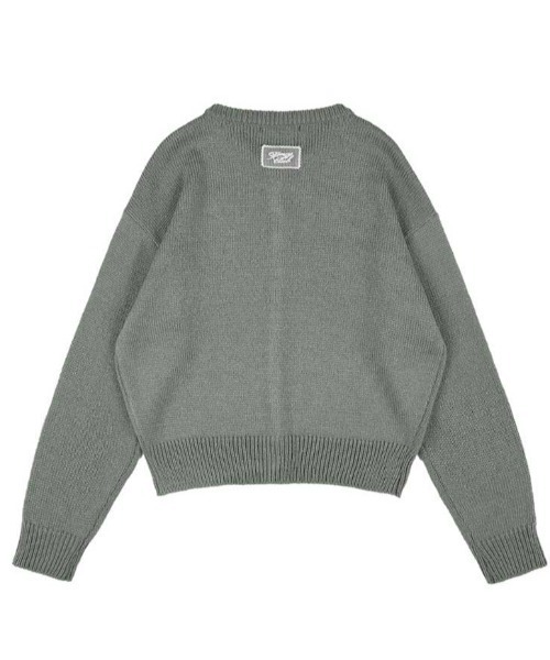 FANCY CLUB（ファンシークラブ）の「A'GEM/9 × .kom 『FANCY CLUB/ファンシークラブ』 SWALE KNIT CARDIGAN/ニットカーディガン（カーディガン/ボレロ・レディース・ブラウン/グレー/ブルー・FREE）」の22枚目の写真