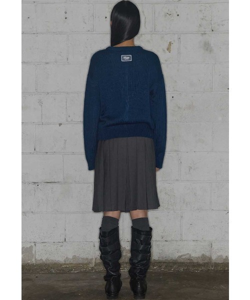 FANCY CLUB（ファンシークラブ）の「A'GEM/9 × .kom 『FANCY CLUB/ファンシークラブ』 SWALE KNIT CARDIGAN/ニットカーディガン（カーディガン/ボレロ・レディース・ブラウン/グレー/ブルー・FREE）」の20枚目の写真