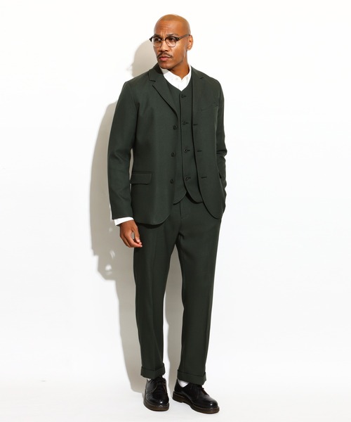 ROTAR（ローター）の「Staple Twill 3B JKT（テーラードジャケット・メンズ・ブラック/ネイビー/グリーン・MEDIUM/LARGE/X-LARGE）」の11枚目の写真