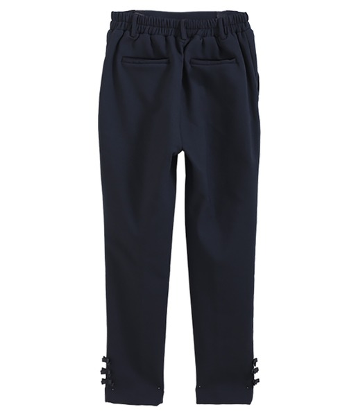 Fit more(フィットモア)の「裾リボン裏起毛パンツ(その他パンツ・レディース・ネイビー/ブラック・PS/M)」の13枚目の写真