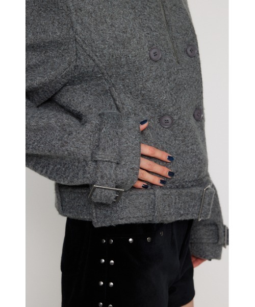 SHORT COMPACT DOUBLE コート（ピーコート）｜LAGUA GEM（ラグアジェム