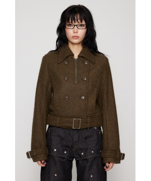 LAGUA GEM SHORT COMPACT DOUBLE コート SHORT COMPACT DOUBLE コート（ピーコート）｜LAGUA GEM（ラグアジェム