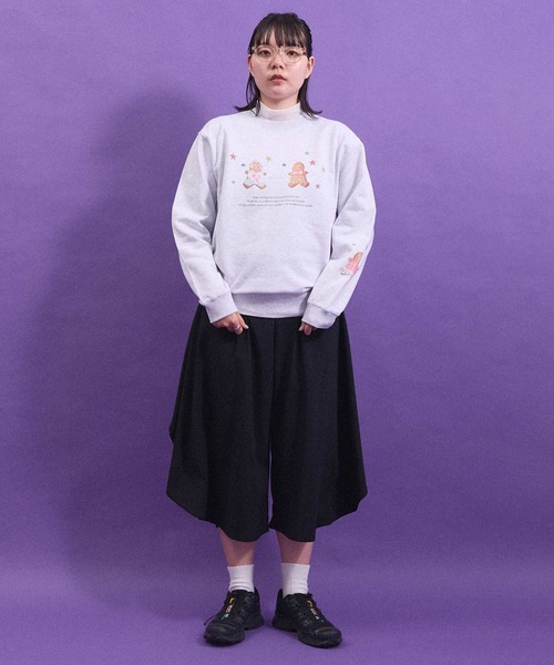 I am I in fact...（アイアムアイインファクト）の「_Gingerboys sweat（Tシャツ/カットソー・レディース・グレー/イエロー・FREE）」の21枚目の写真