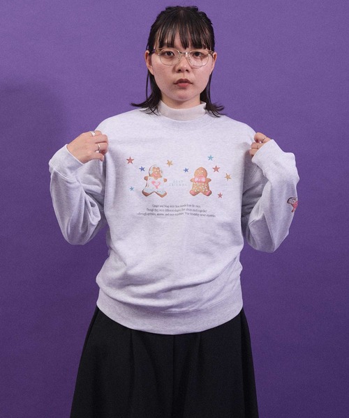 I am I in fact...（アイアムアイインファクト）の「_Gingerboys sweat（Tシャツ/カットソー・レディース・グレー/イエロー・FREE）」の19枚目の写真