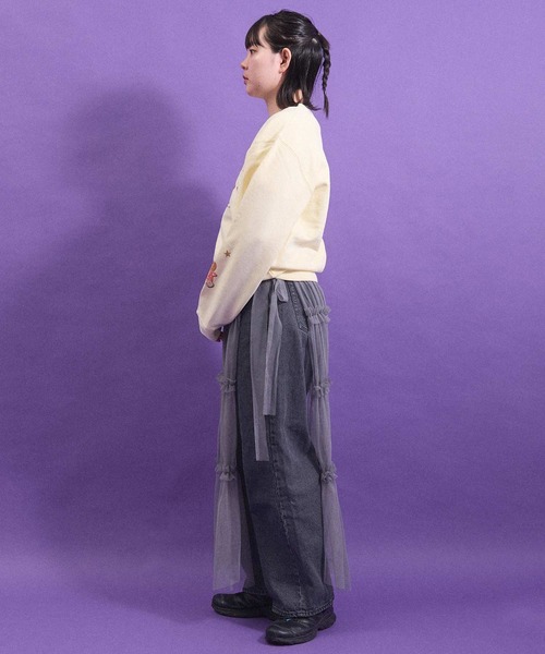 I am I in fact...（アイアムアイインファクト）の「_Gingerboys sweat（Tシャツ/カットソー・レディース・グレー/イエロー・FREE）」の8枚目の写真