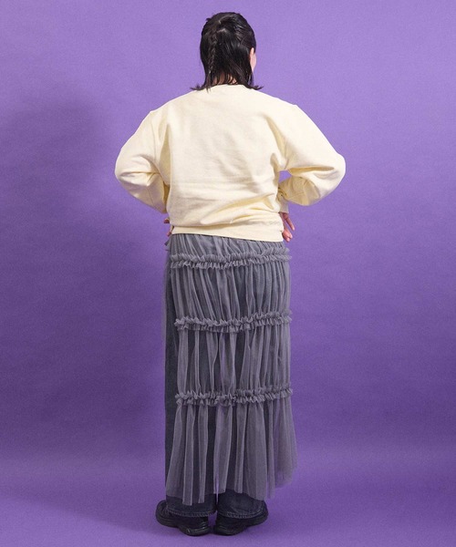 I am I in fact...（アイアムアイインファクト）の「_Gingerboys sweat（Tシャツ/カットソー・レディース・グレー/イエロー・FREE）」の9枚目の写真