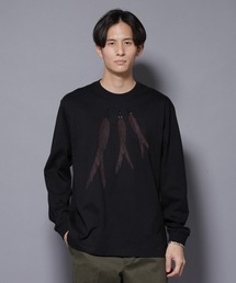 NANO universe | フェザー エンブロイダリー ロングスリーブTシャツ(Tシャツ/カットソー)