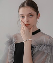 Leja（レジャ）の「【LEJA】パールビジューブレスレット結婚式 パーティー 成人式 二次会 同窓会 お呼ばれ オケージョン 20代 30代（ブレスレット）」