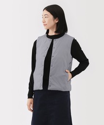 無印良品（ムジルシリョウヒン）の「婦人　軽量ダウンポケッタブルノーカラーベスト（ダウンベスト）」