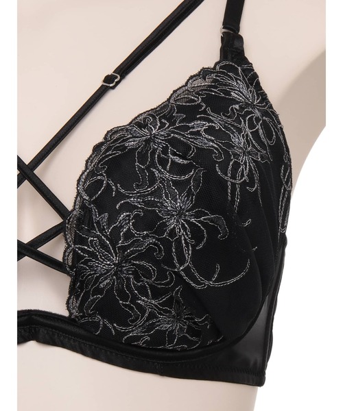Ravijour(ラヴィジュール)の「グリタリングアリュール トリックリフト(H~Iカップ)(ブラジャー・レディース・ボルドー・H65)」の8枚目の写真