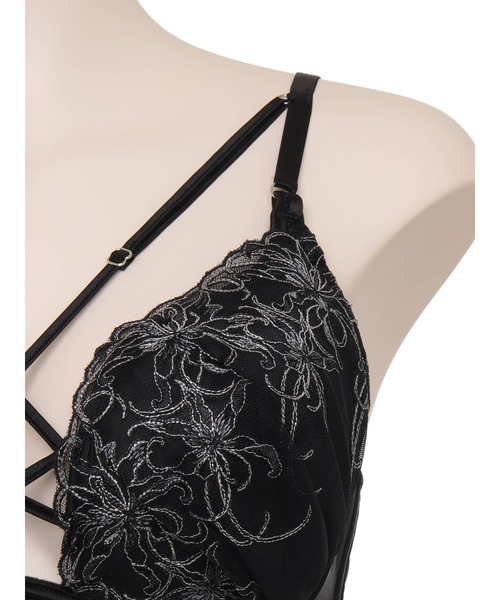 Ravijour(ラヴィジュール)の「グリタリングアリュール トリックリフト(H~Iカップ)(ブラジャー・レディース・ボルドー・H65)」の9枚目の写真