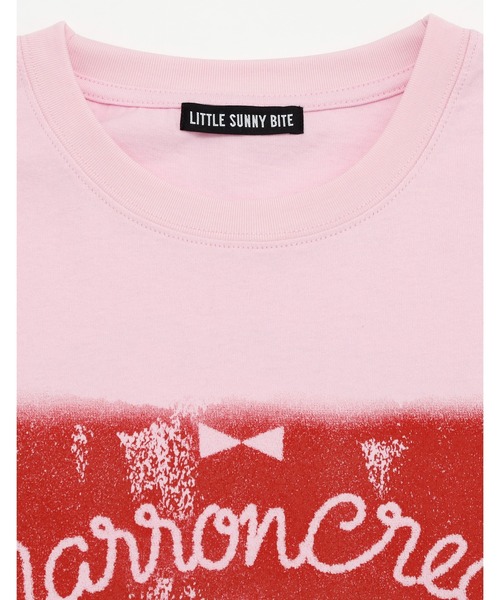 Little sunny bite(リトルサニーバイト)の「【RES】【Little Sunny Bite】MARRONCREAM x little sunny bite big tee(Tシャツ/カットソー・レディース・ピンク/ブラック/ホワイト・MEDIUM/SMALL)」の17枚目の写真