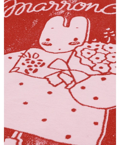 Little sunny bite(リトルサニーバイト)の「【RES】【Little Sunny Bite】MARRONCREAM x little sunny bite big tee(Tシャツ/カットソー・レディース・ピンク/ブラック/ホワイト・MEDIUM/SMALL)」の19枚目の写真