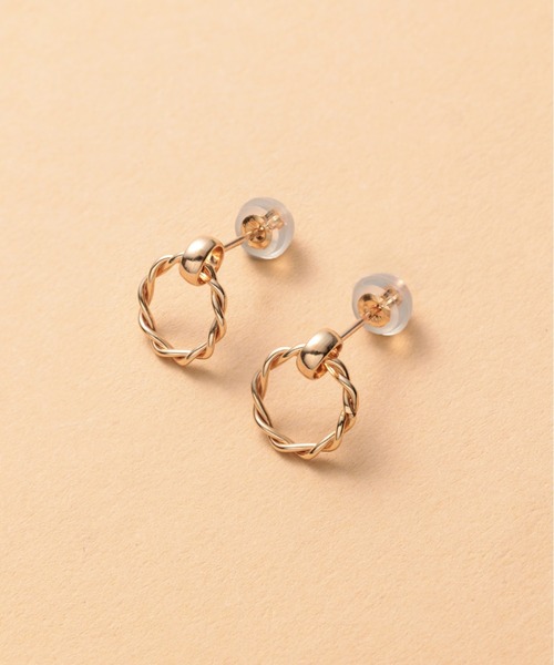 【Viju GOLD】 10金 アクセサリー Torsia-Pierce レディース ピアス