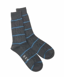 a.v.v（アーヴェヴェ）の「【ギフトにおすすめ】ボーダー柄ソックス（ソックス/靴下）」