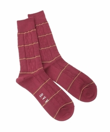 a.v.v（アーヴェヴェ）の「【ギフトにおすすめ】ボーダー柄ソックス（ソックス/靴下）」