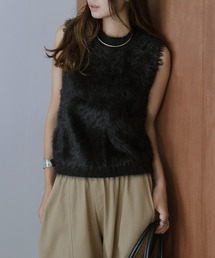 lesperance（レスぺランス）の「フェザーニットベスト（ベスト）」